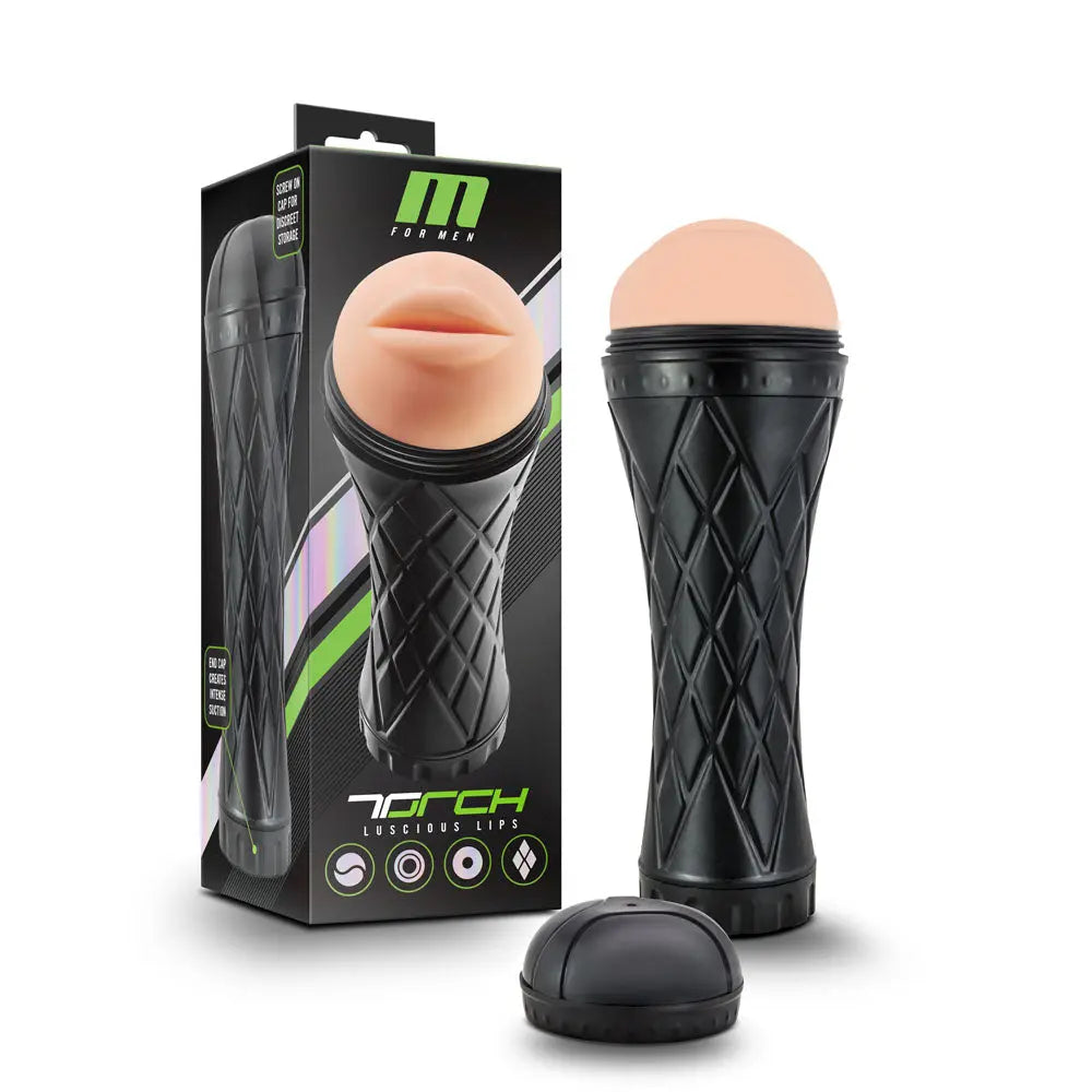 M for Men - the Torch - Luscious Lips - Vanilla – body-safe materials | Fu'Cha Exotics
