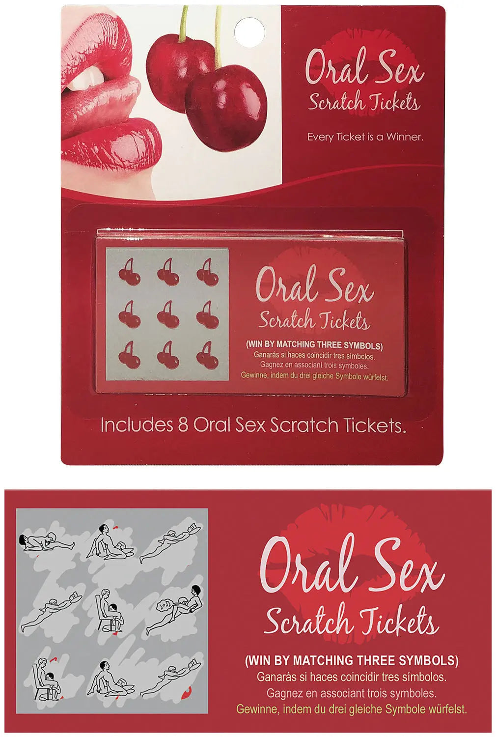 Oral Sex Scratch Tickets – body-safe materials | Fu'Cha Exotics