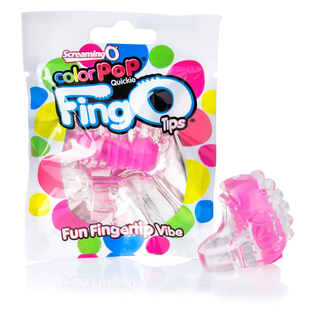 Fingo Tips - Each - Pink – body-safe silicone | Fu'Cha Exotics