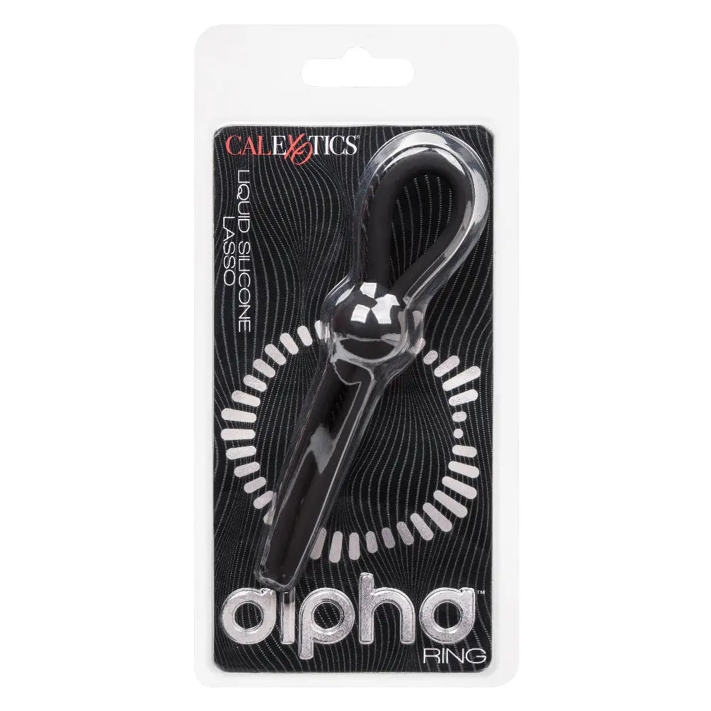Alpha Liquid Silicone Lasso - Black – body-safe materials | Fu'Cha Exotics