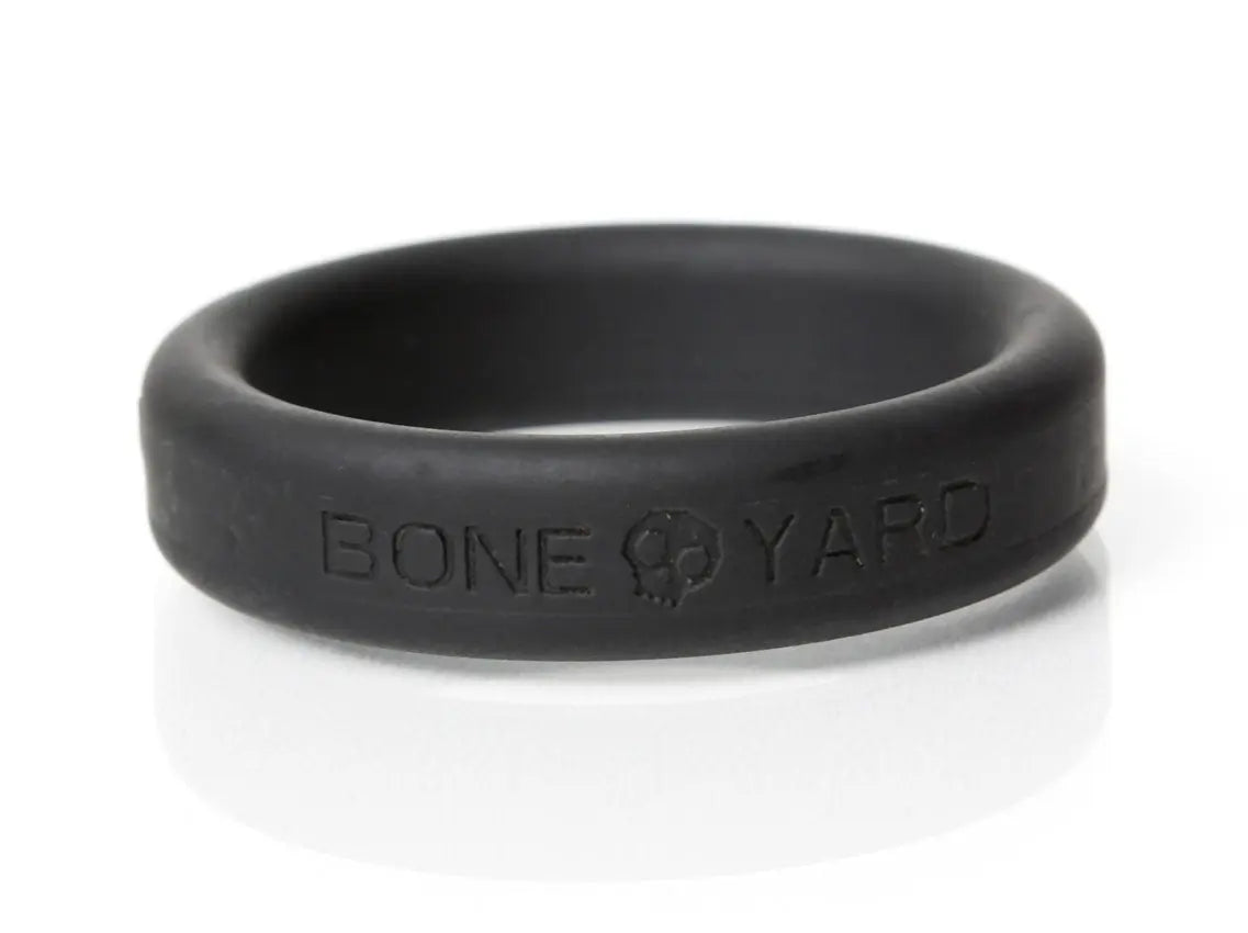 Boneyard Silicone Ring 1.6 Inch 40mm - Black – body-safe silicone | Fu'Cha Exotics