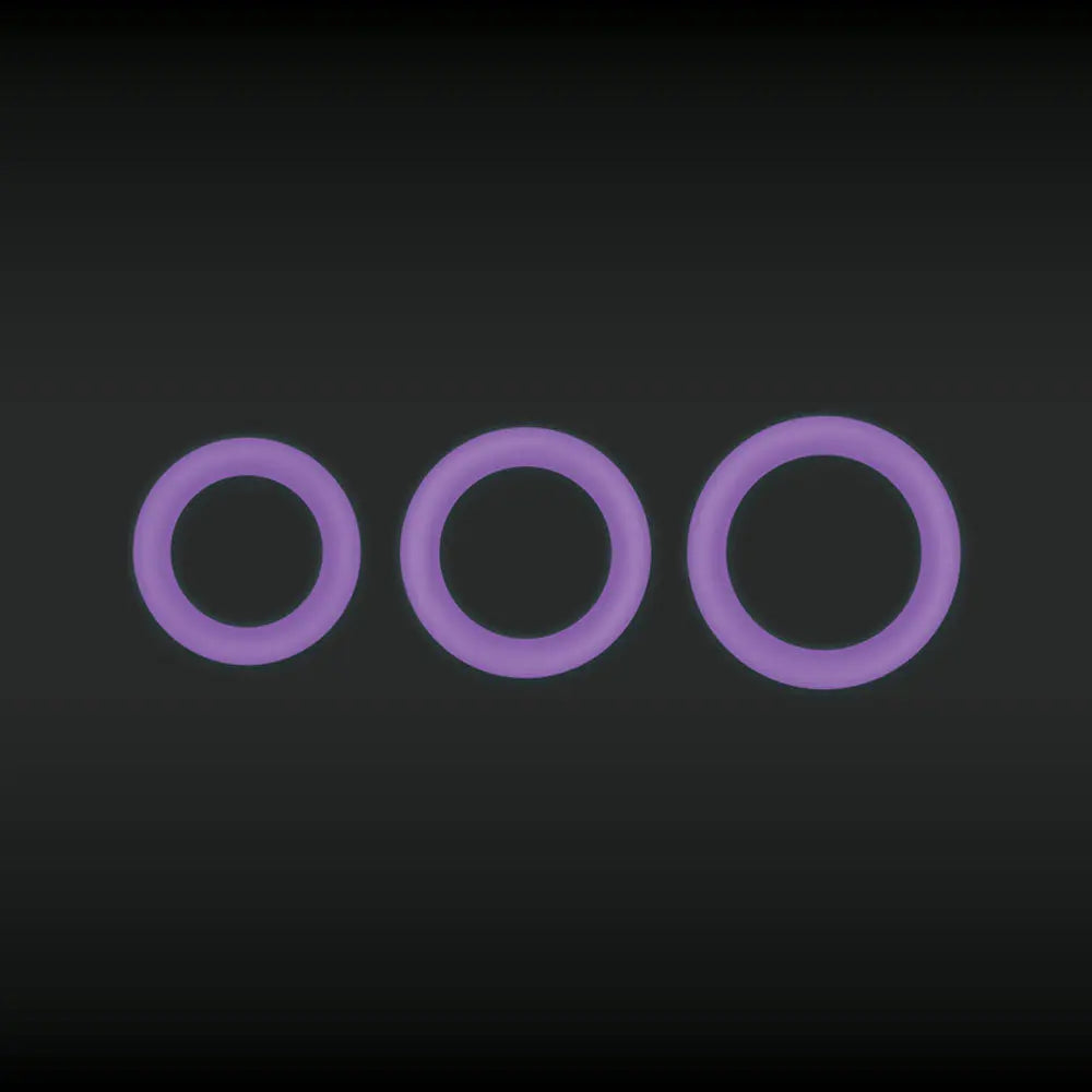 Firefly - Halo - Cockring - Medium - Purple – body-safe silicone | Fu'Cha Exotics