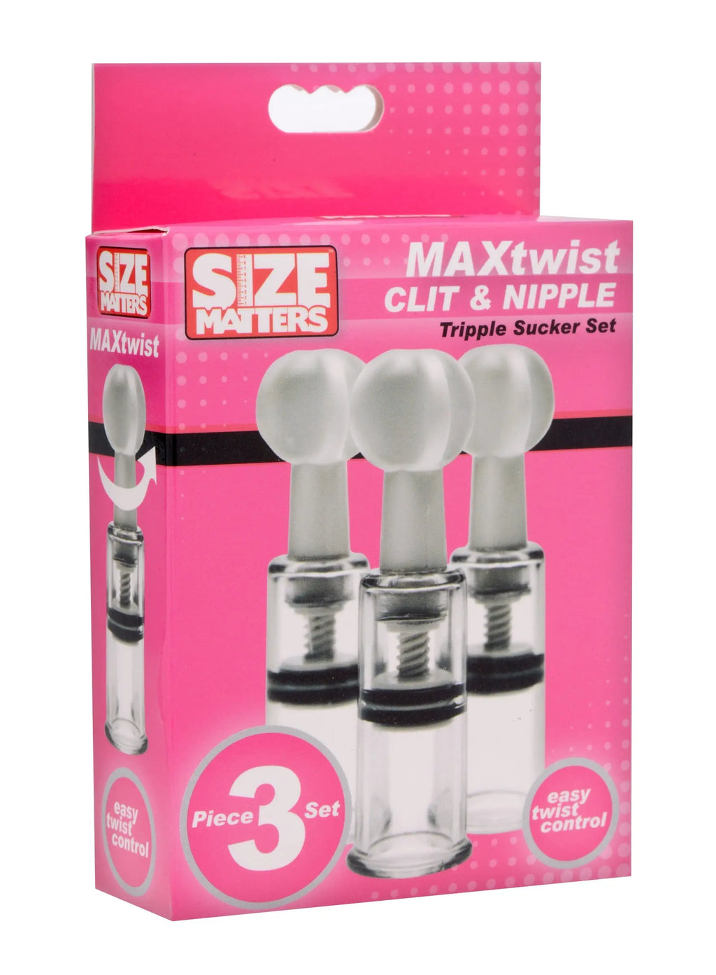 Max Twist Clit and Nipple Triple Sucker Set – body-safe materials | Fu'Cha Exotics