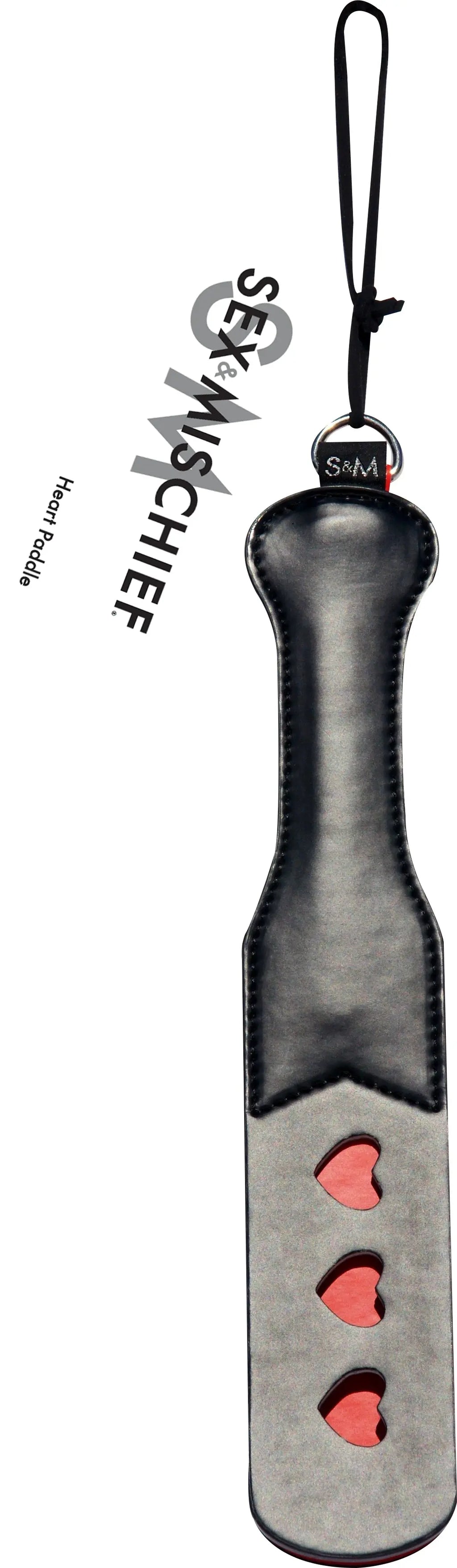 Sex and Mischief Heart Paddle – body-safe materials | Fu'Cha Exotics