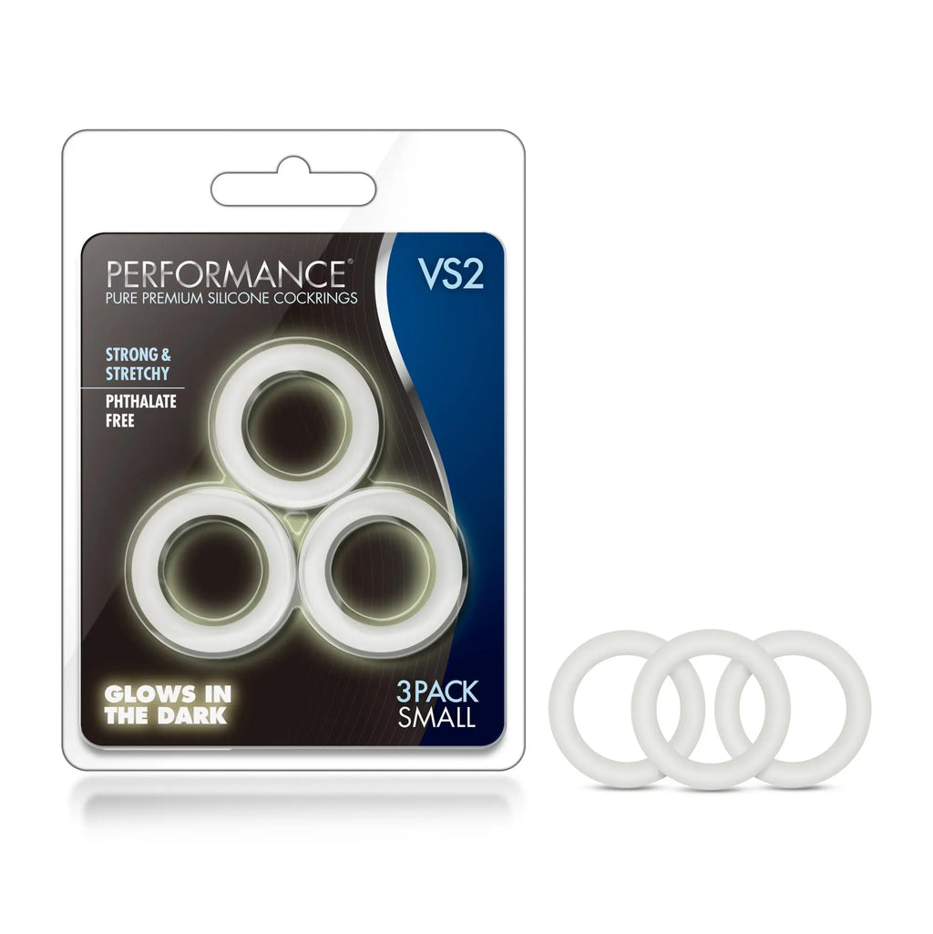 Performance - Vs2 Pure Premium Silicone Cockrings - Small - White – body-safe silicone | Fu'Cha Exotics