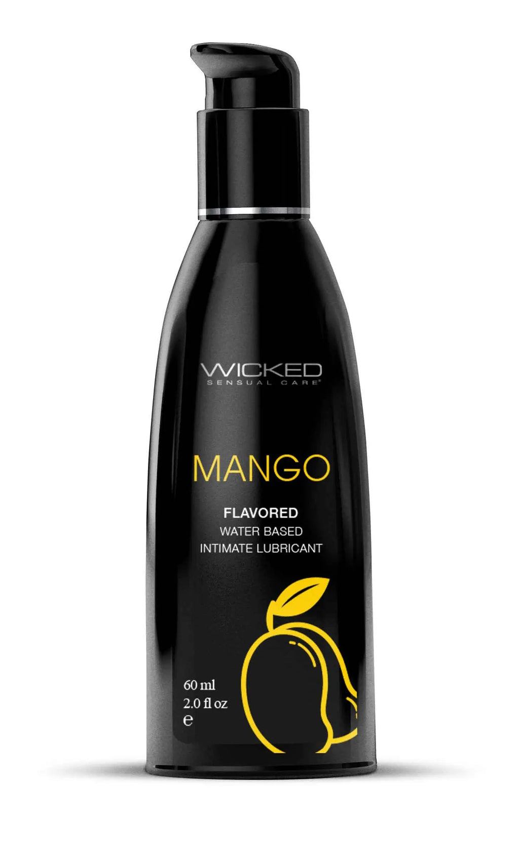 Aqua Mango Flavored Water Based Intimate Lubricant - 2 Fl. Oz. – latex-free | Fu'Cha Exotics