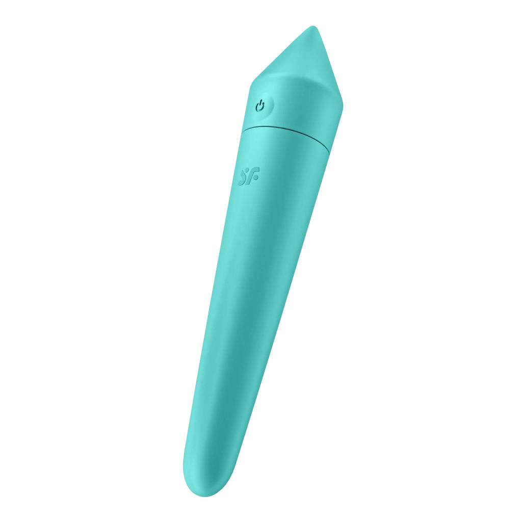 Ultra Power Bullet 8 - Turquoise – body-safe silicone 5 vibration modes | Fu'Cha Exotics