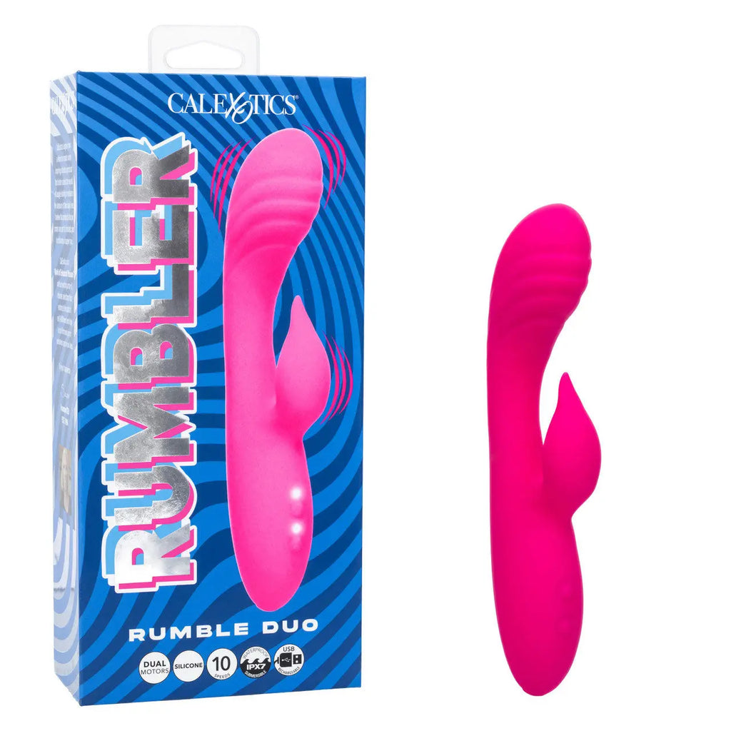 Rumbler Rumble Duo - Pink – body-safe materials | Fu'Cha Exotics