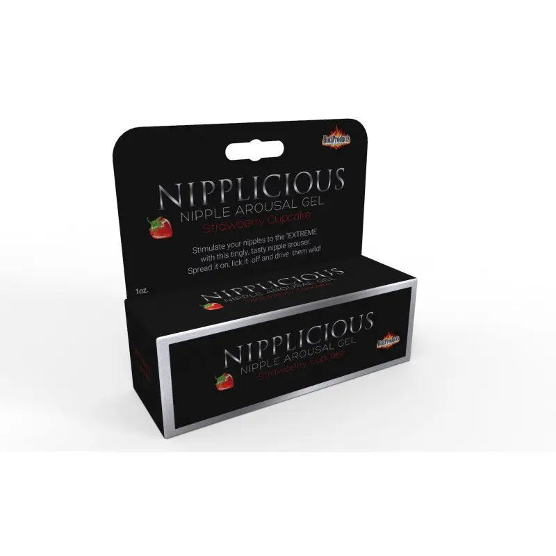 Nipplicious - 1. Fl. Oz. - Strawberry Cupcake - Boxed – body-safe materials | Fu'Cha Exotics