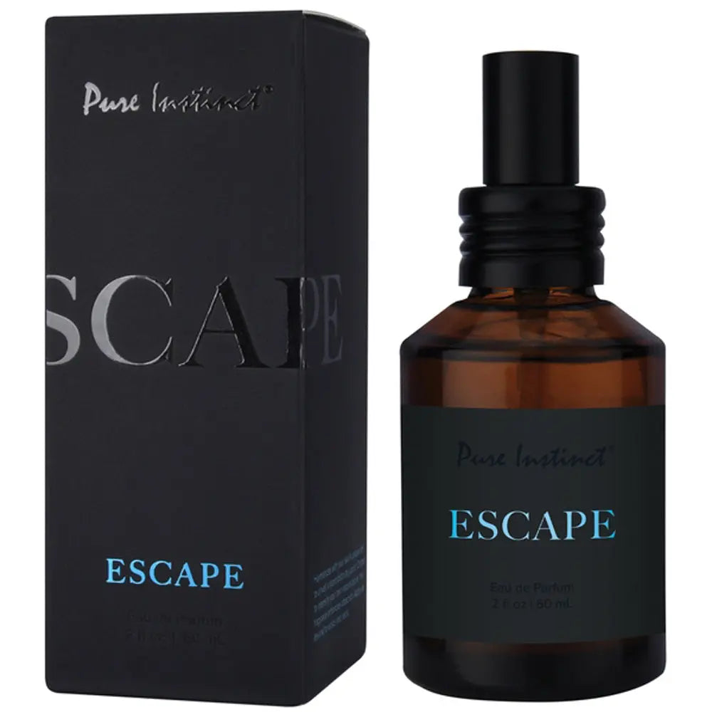 Pure Instinct Pheromone Eau De Parfum Escape 2oz60ml – genuine leather | Fu'Cha Exotics