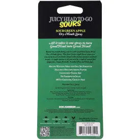 Goodhead Juicyhead Dry Mouth Spray to Go - Sour Green Apple .30 Oz – body-safe materials | Fu'Cha Exotics