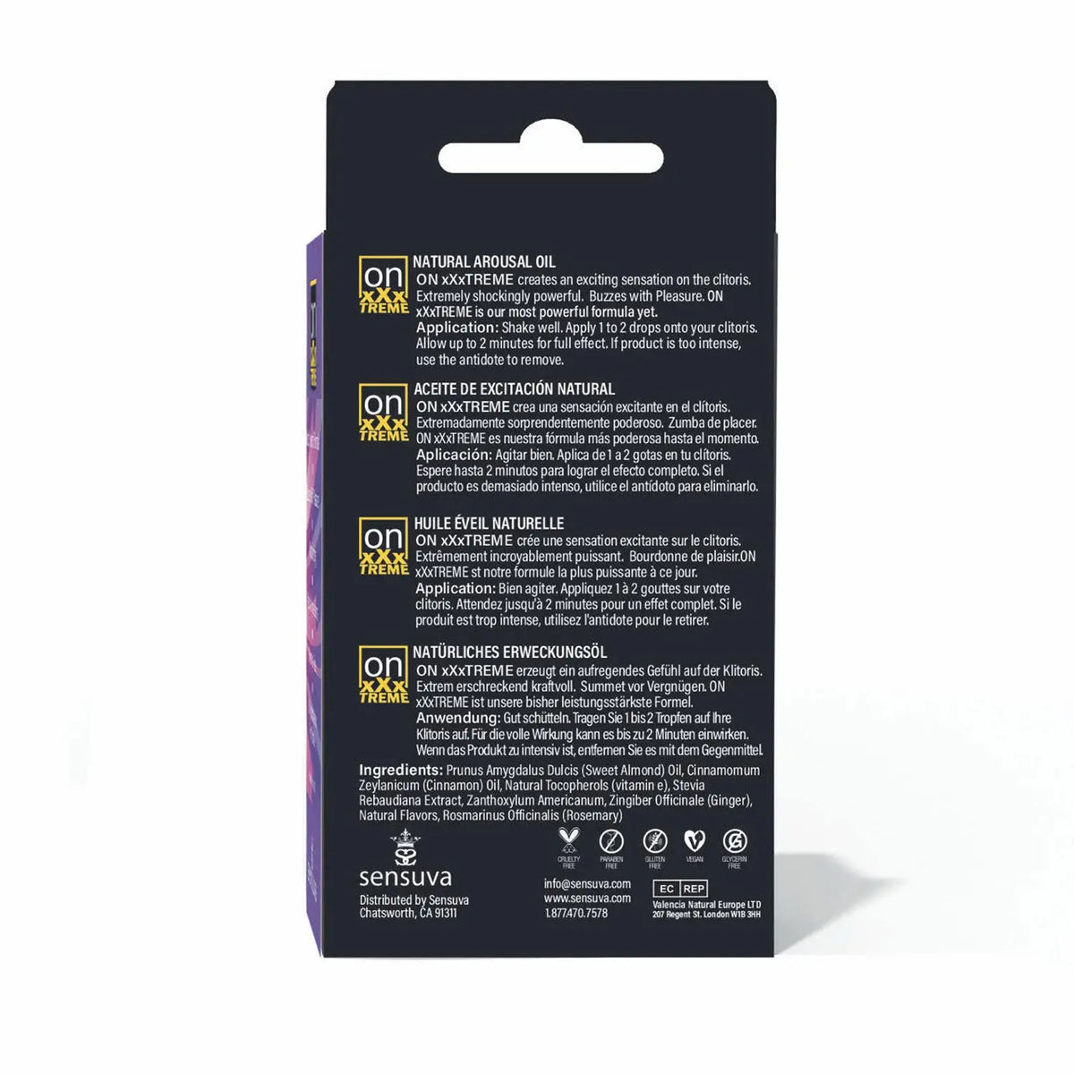 On Xxxtreme Arousal Oil 5ml Medium Box – body-safe materials | Fu'Cha Exotics