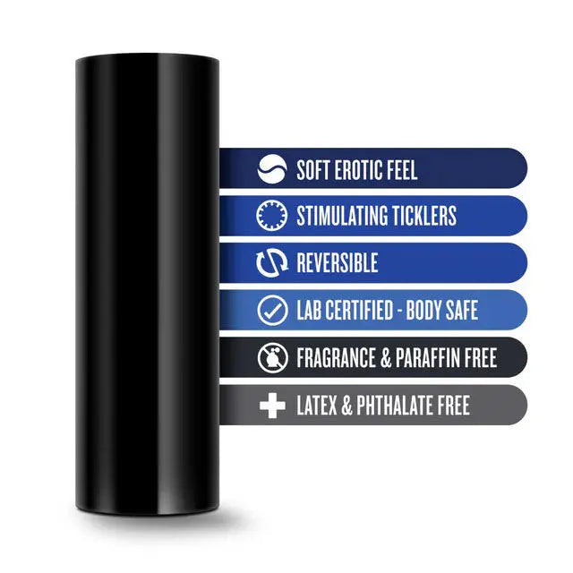 M for Men - Stroke Sleeve - Black – body-safe materials | Fu'Cha Exotics