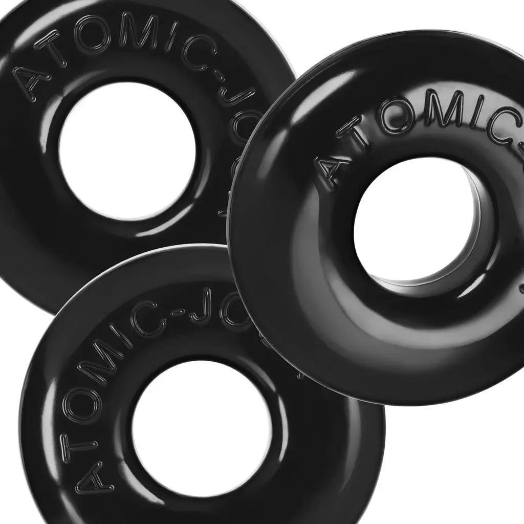 Ringer Max 3-Pack - Black – body-safe materials | Fu'Cha Exotics