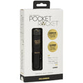 Pocket Rocket vibrator, black, in retail box