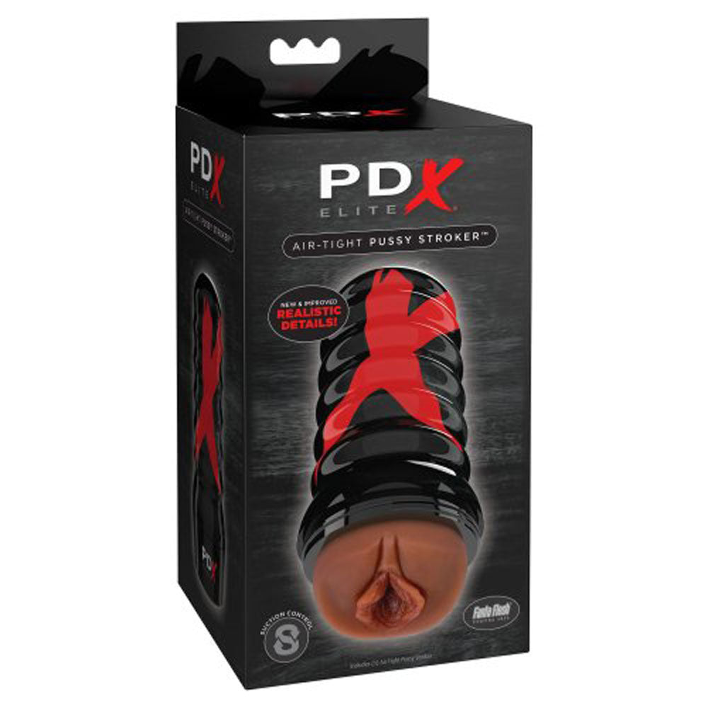 Air-Tight Pussy Stroker - Brown