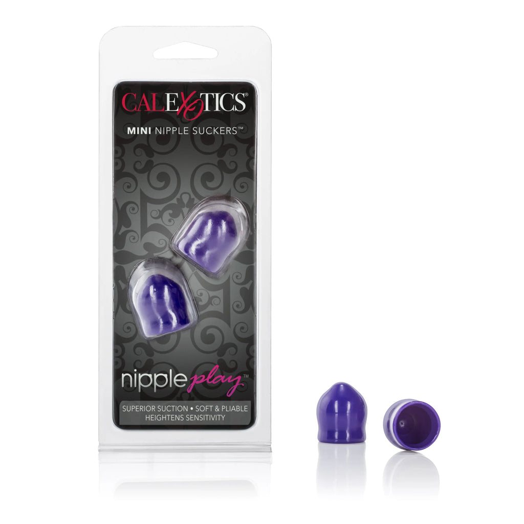 Nipple Play Mini Nipple Suckers - Purple – body-safe materials suction stimulation | Fu'Cha Exotics