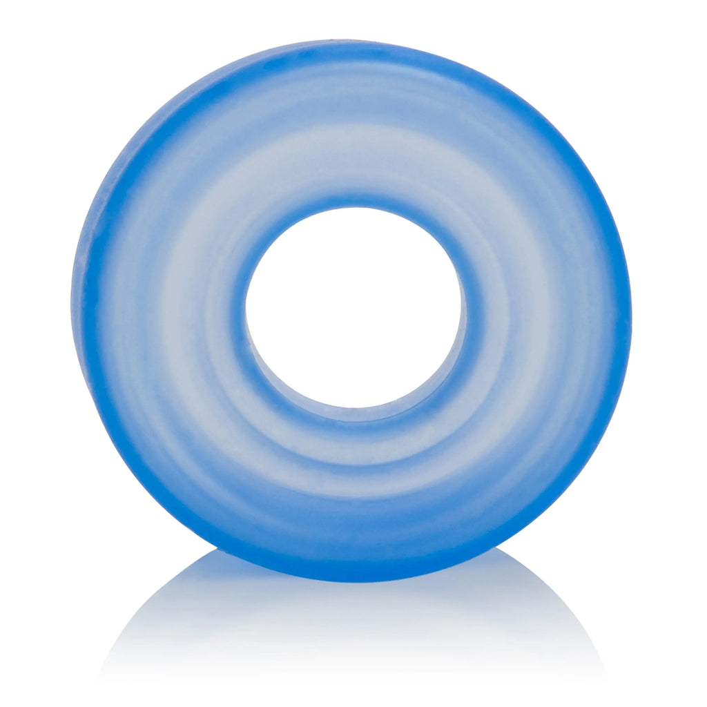 Advanced Silicone Pump Sleeve - Blue – body-safe silicone | Fu'Cha Exotics