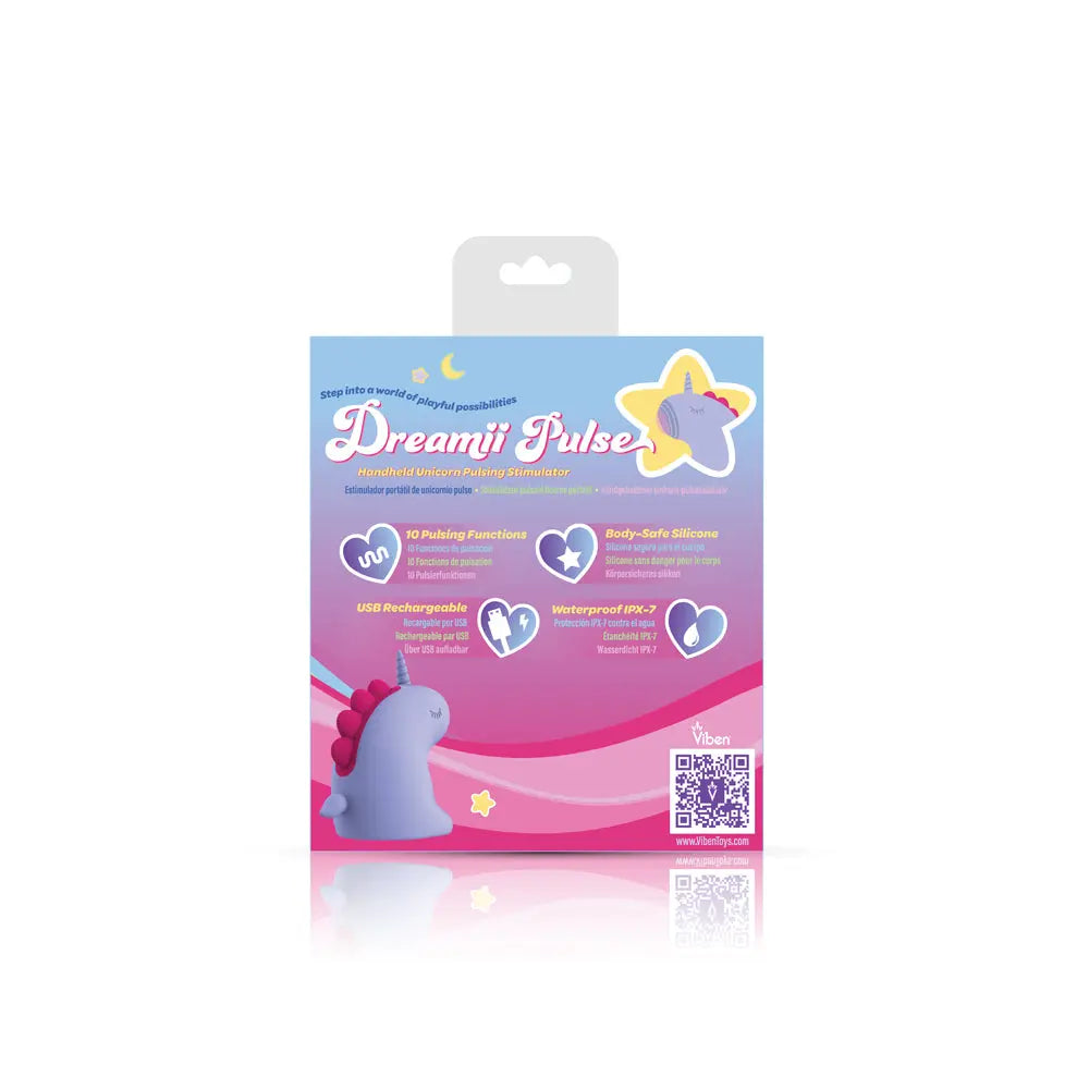 Dreamii Pulse Pulsing Unicorn Stimulator - Mystical Purple – body-safe materials | Fu'Cha Exotics