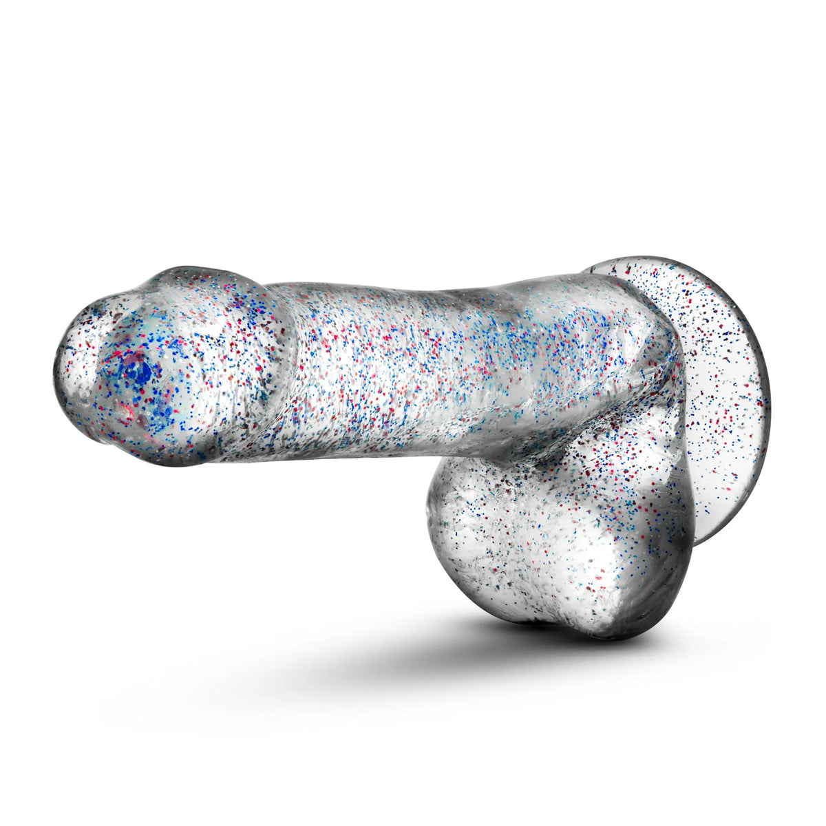 Naturally Yours - 6 Inch Glitter Cock - Sparkling Clear – body-safe materials | Fu'Cha Exotics