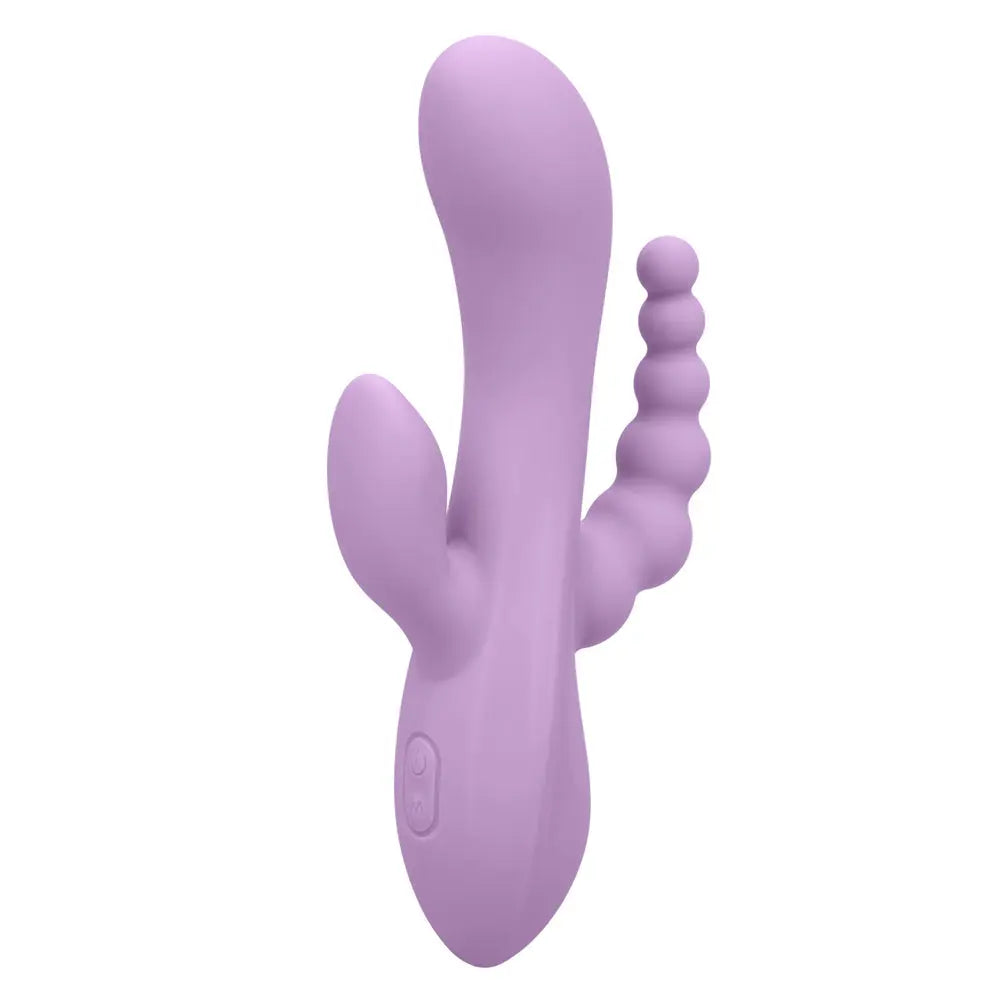 Flex Bend and Hold Triple Rumbler - Purple – body-safe materials | Fu'Cha Exotics