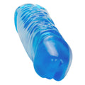 Puregel gel sleeve, teal blue swirl pattern
