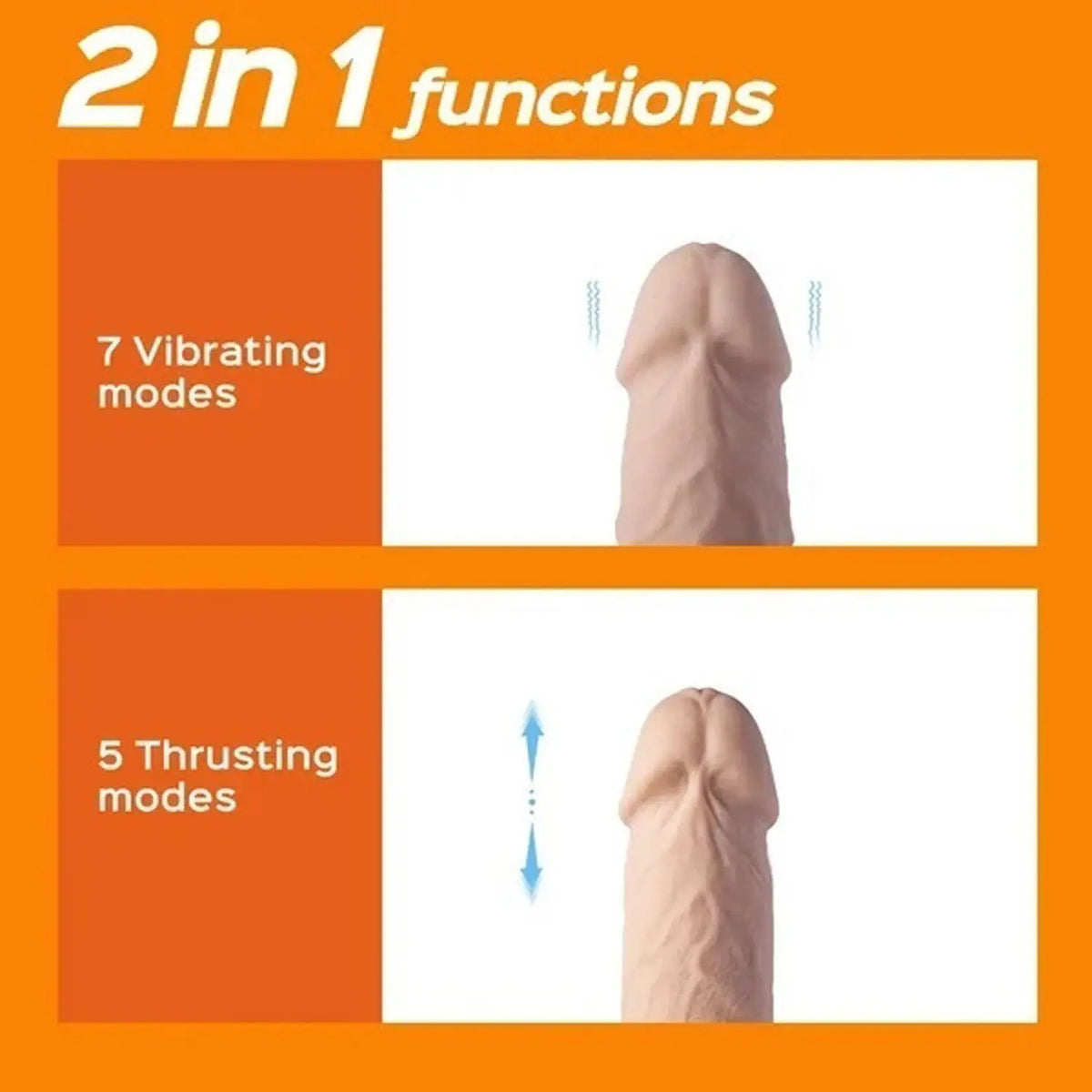 Kenzo-App Controlled 9.5" Big Realistic - Thrusting Dildo – body-safe materials | Fu'Cha Exotics