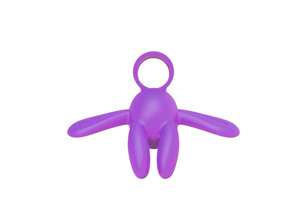The 9's Flirt Finger Butterfly Finger Vibrator - Purple – body-safe materials | Fu'Cha Exotics