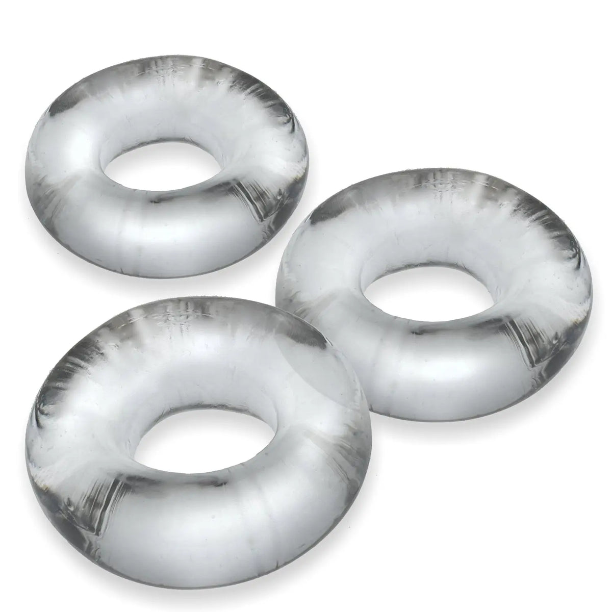 Fat Willy 3-Pack Jumbo C-Rings - Clear – body-safe materials | Fu'Cha Exotics