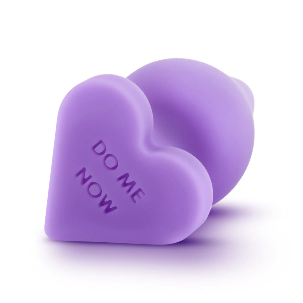 Naughty Candy Heart - Do Me Now - Purple – body-safe materials | Fu'Cha Exotics