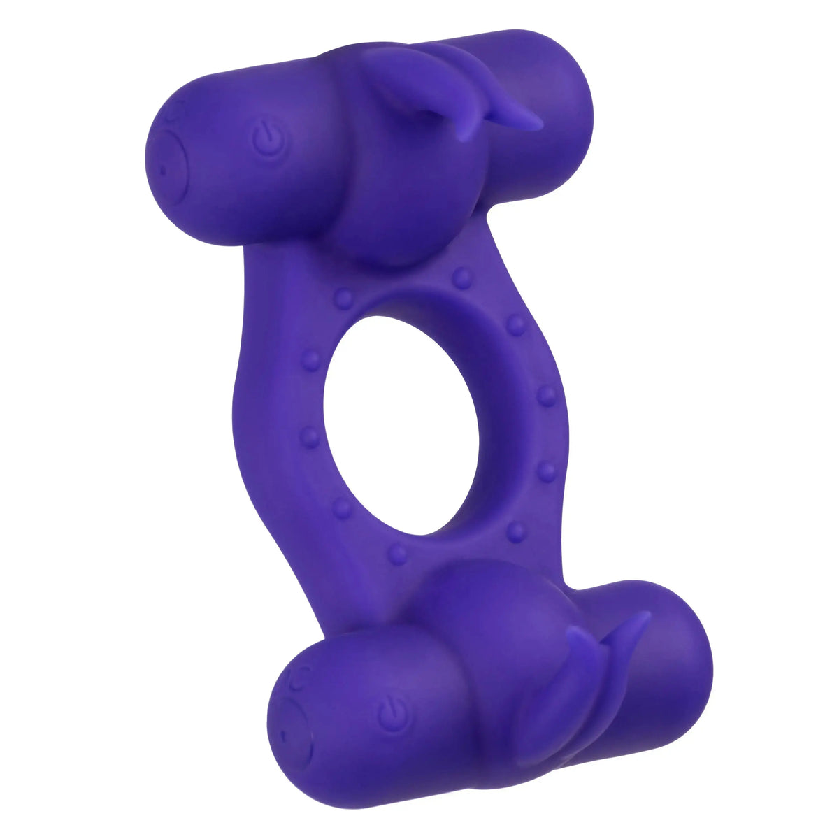Silicone Rechargeable Triple Orgasm Enhancer - Purple – body-safe materials | Fu'Cha Exotics