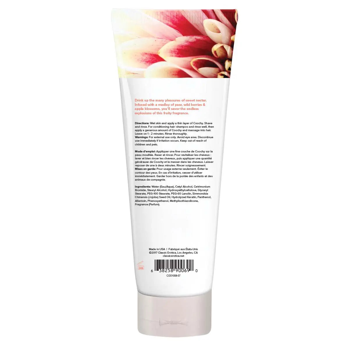 Coochy Shave Cream - Sweet Nectar - 7.2 Oz – body-safe materials | Fu'Cha Exotics