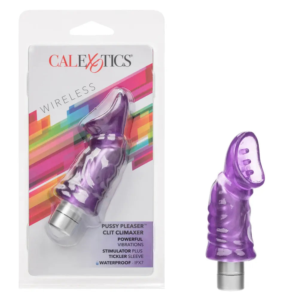 Pussy Pleaser Clit Climax - Purple – body-safe materials | Fu'Cha Exotics