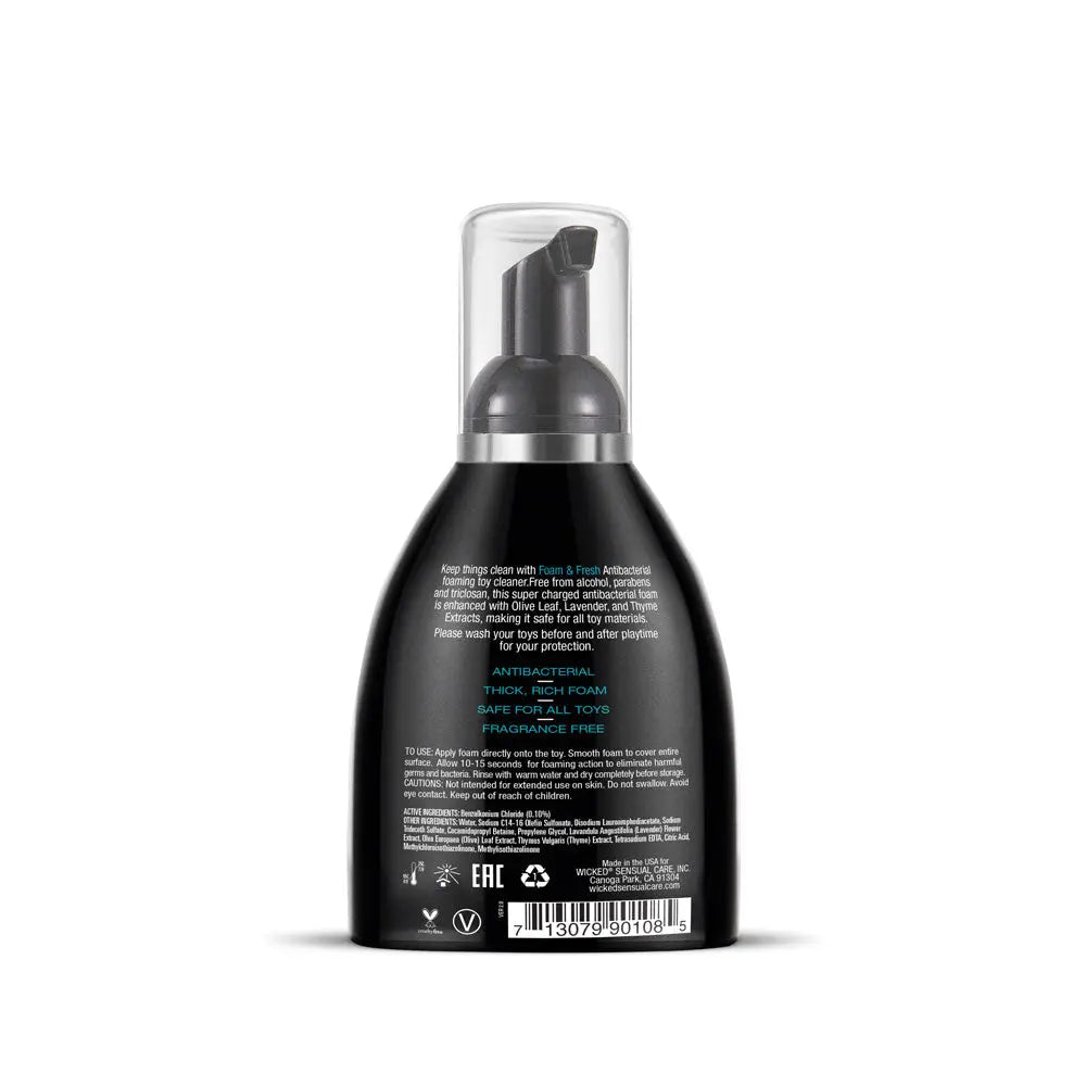 Foam 'N Fresh Anti-Bacterial Foaming Toy Cleaner - 8 Fl. Oz. – body-safe materials | Fu'Cha Exotics