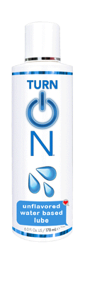 Turn on Unflavored Water Based Lube - 6 Fl. Oz.