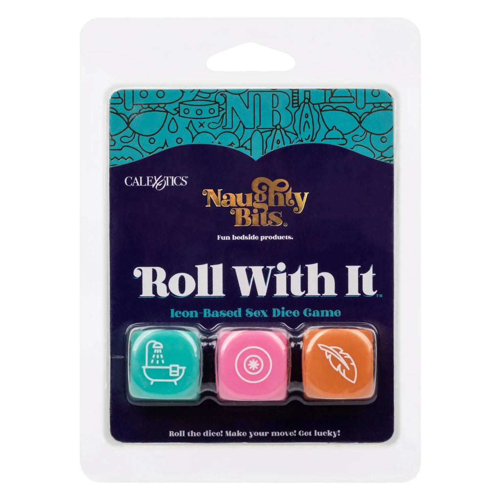 Naughty Bits Roll With It Icon - Based Sex Dice Game – body-safe materials | Fu'Cha Exotics