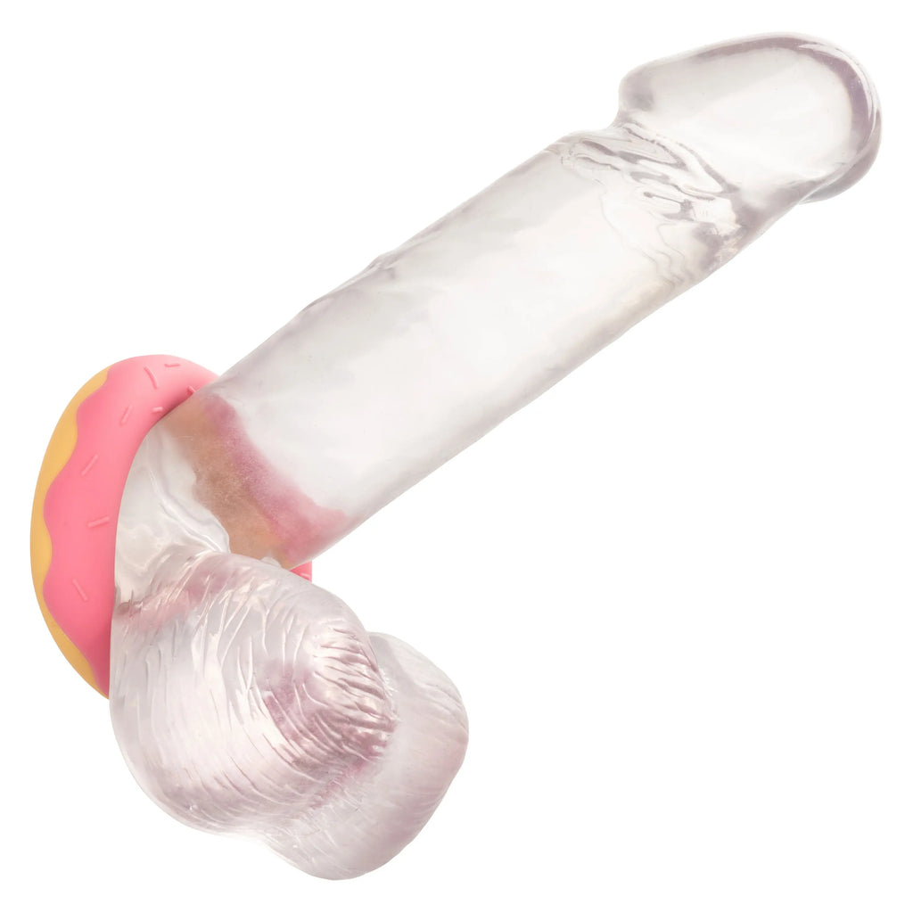 Naughty Bits Dickin Donuts Silicone Donut Cock Ring - Pink – body-safe materials | Fu'Cha Exotics