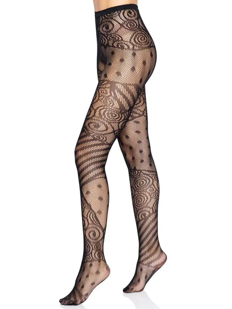 Doll Net Tights - One Size - Black – body-safe materials | Fu'Cha Exotics