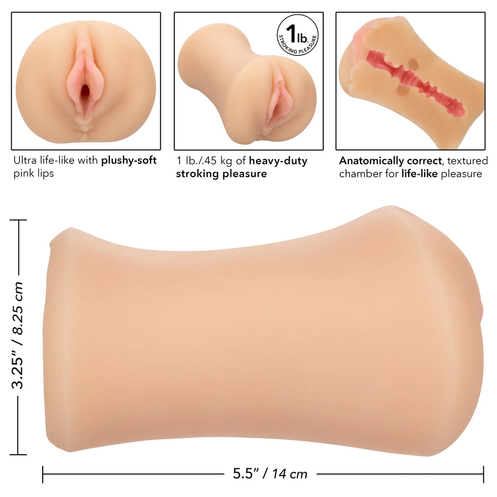 Stroke It Tight Pussy - Ivory – body-safe materials | Fu'Cha Exotics