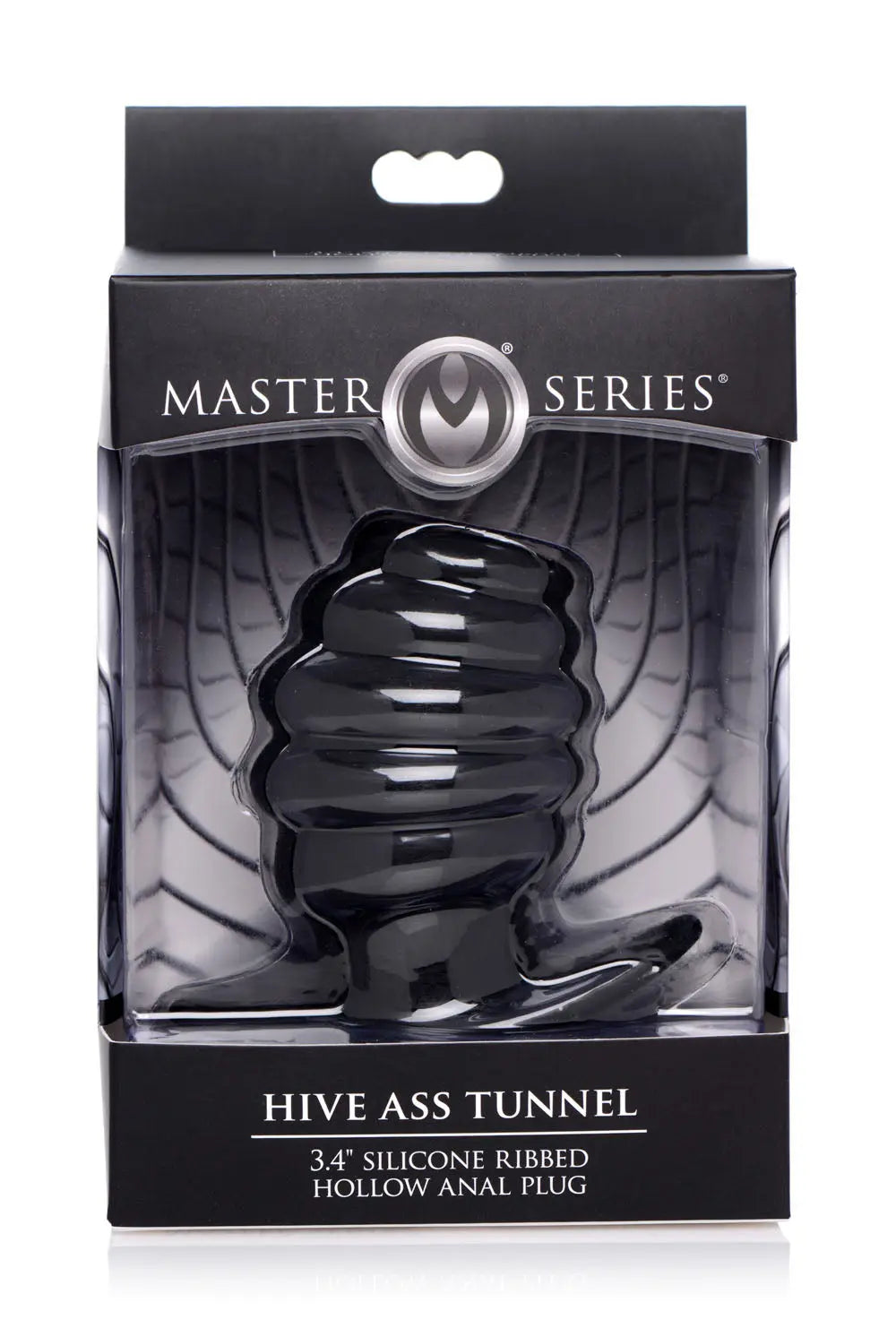 Hive Ass Tunnel Silicone Ribbed Hollow Anal Plug - Medium – body-safe silicone | Fu'Cha Exotics