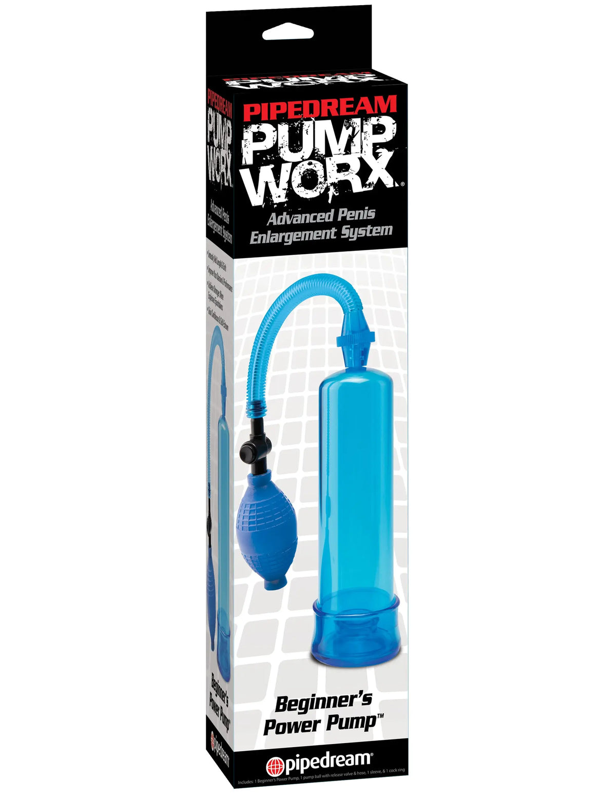 Pump Worx Beginners Power Pump - Blue – body-safe materials | Fu'Cha Exotics