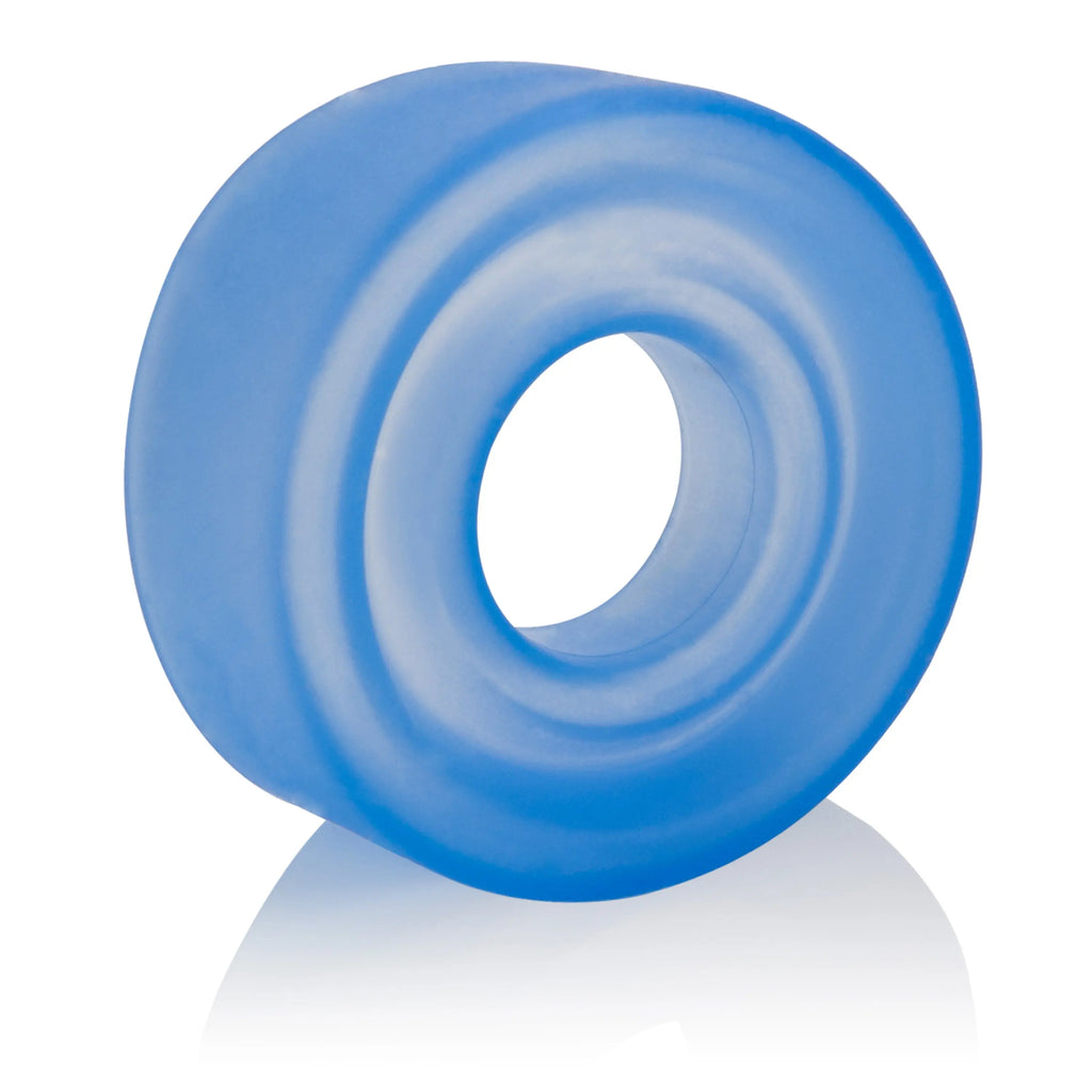 Advanced Silicone Pump Sleeve - Blue – body-safe silicone | Fu'Cha Exotics
