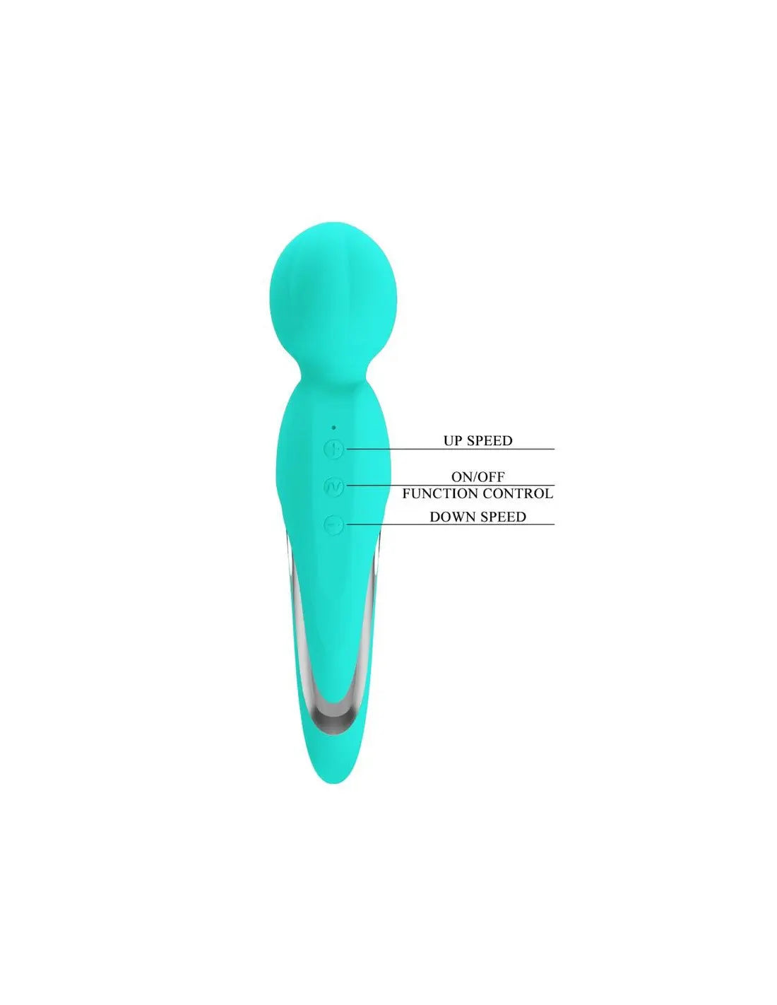 Walter Super Soft Silicone Wand - Seafoam – body-safe materials | Fu'Cha Exotics