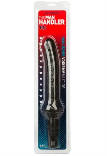 Black novelty handle tool in retail blister pack