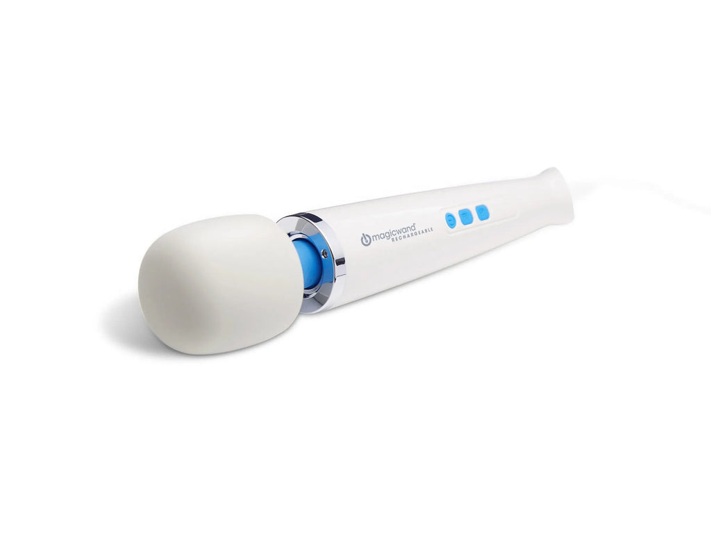 Magic Wand Rechargeable - White – body-safe silicone USB-rechargeable | Fu'Cha Exotics
