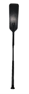 Black sting crop with textured handle and slender strap