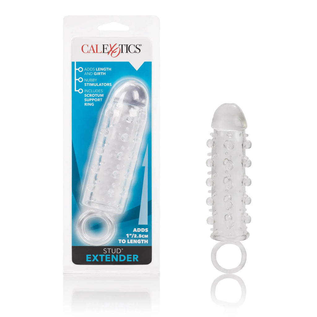 Stud Extender Clear With Supporting Ring – body-safe materials | Fu'Cha Exotics
