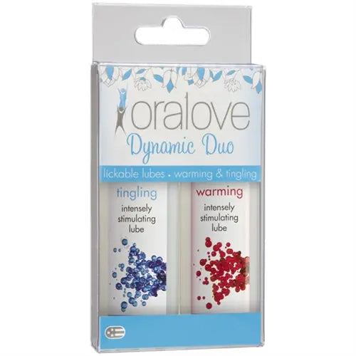 Oral Love Dynamic Duo - Warming and Tingling – body-safe silicone | Fu'Cha Exotics
