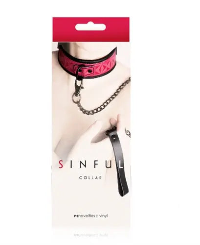 Sinful Collar - Pink – body-safe materials adjustable intensity | Fu'Cha Exotics
