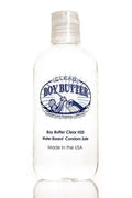 Boy Butter Clear H2O lotion bottle with clear cap, water-based conditioning safe